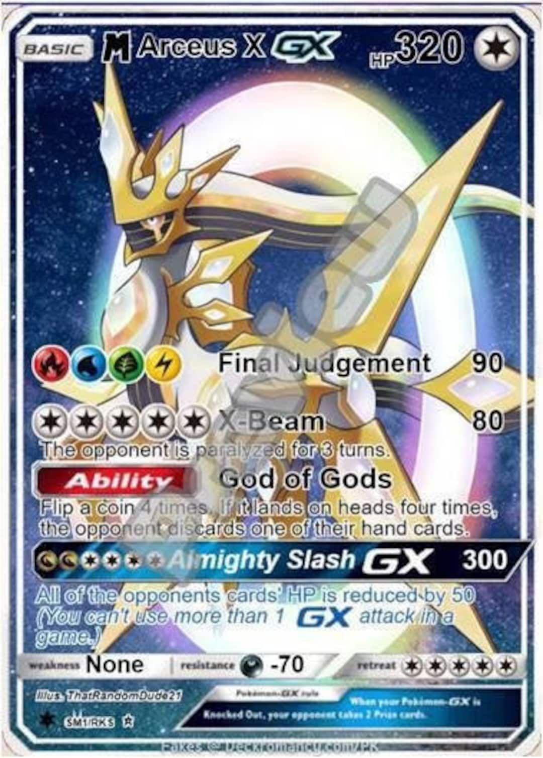 Arceus Pokemon Card