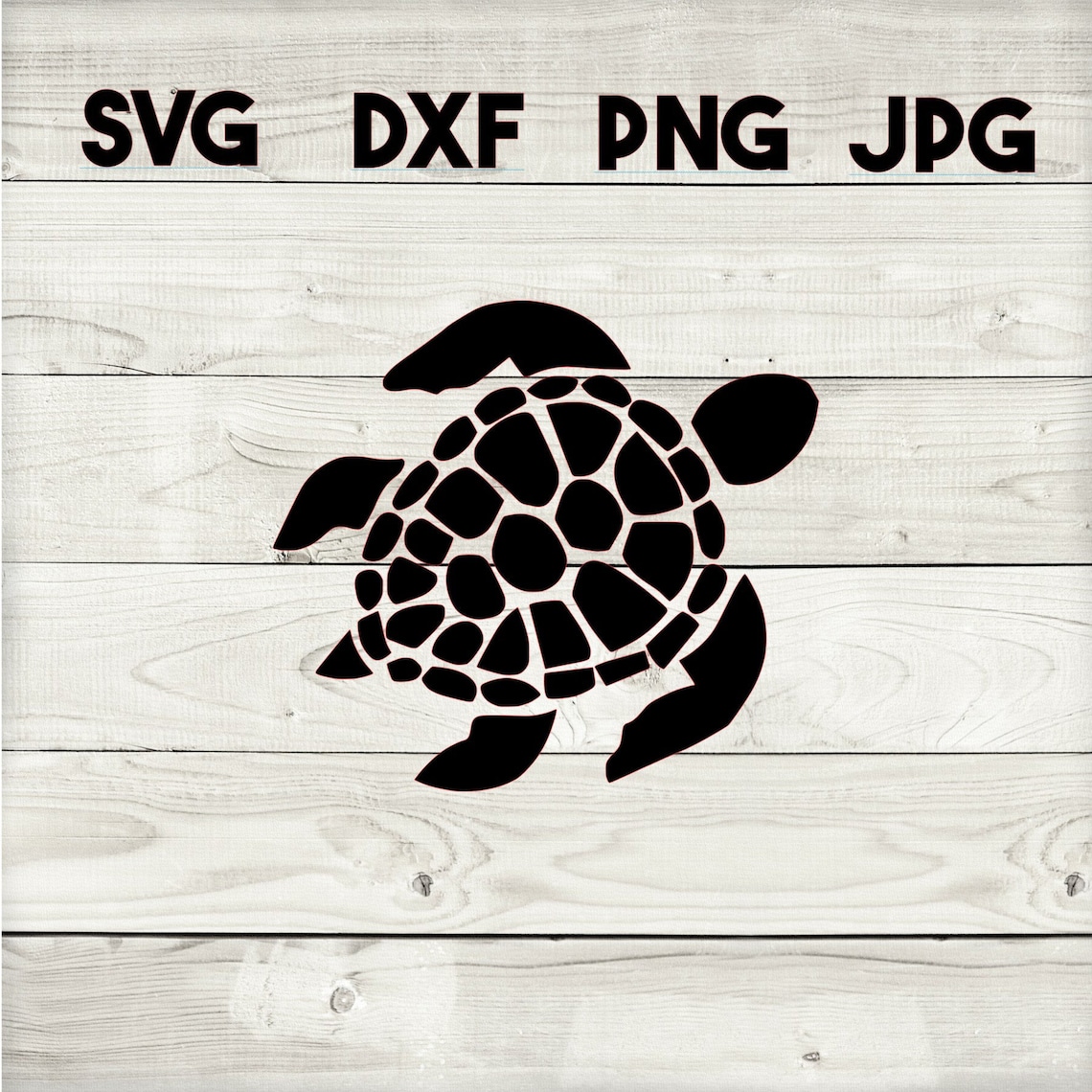 Sea Turtle SVG DXF Png Jpg Digital Download Silhouette - Etsy