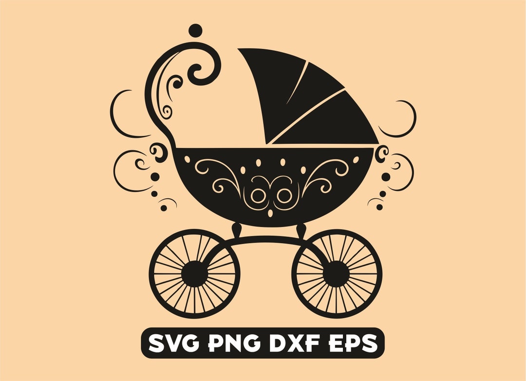 Baby Carriage Svg Baby Stroller Svg Pram Svg Baby Shower - Etsy