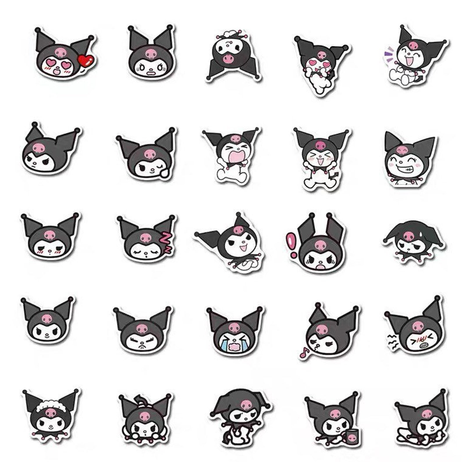 Kuromi Stickers Printable