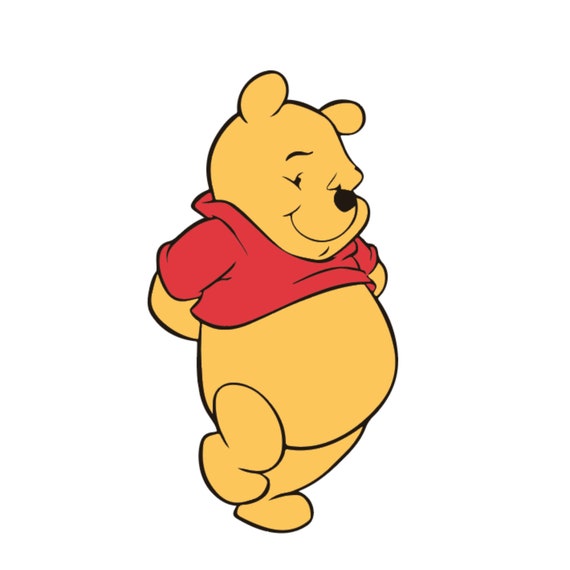 Winnie The Pooh Bear Svg File Whinnie the Pooh Svg Eps Png Dxf | Etsy