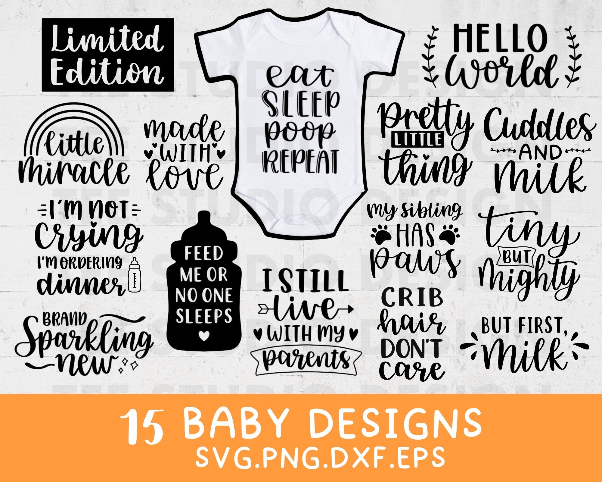 Paper, Party & Kids Onesie svg Cutting file Baby svg designs First ...