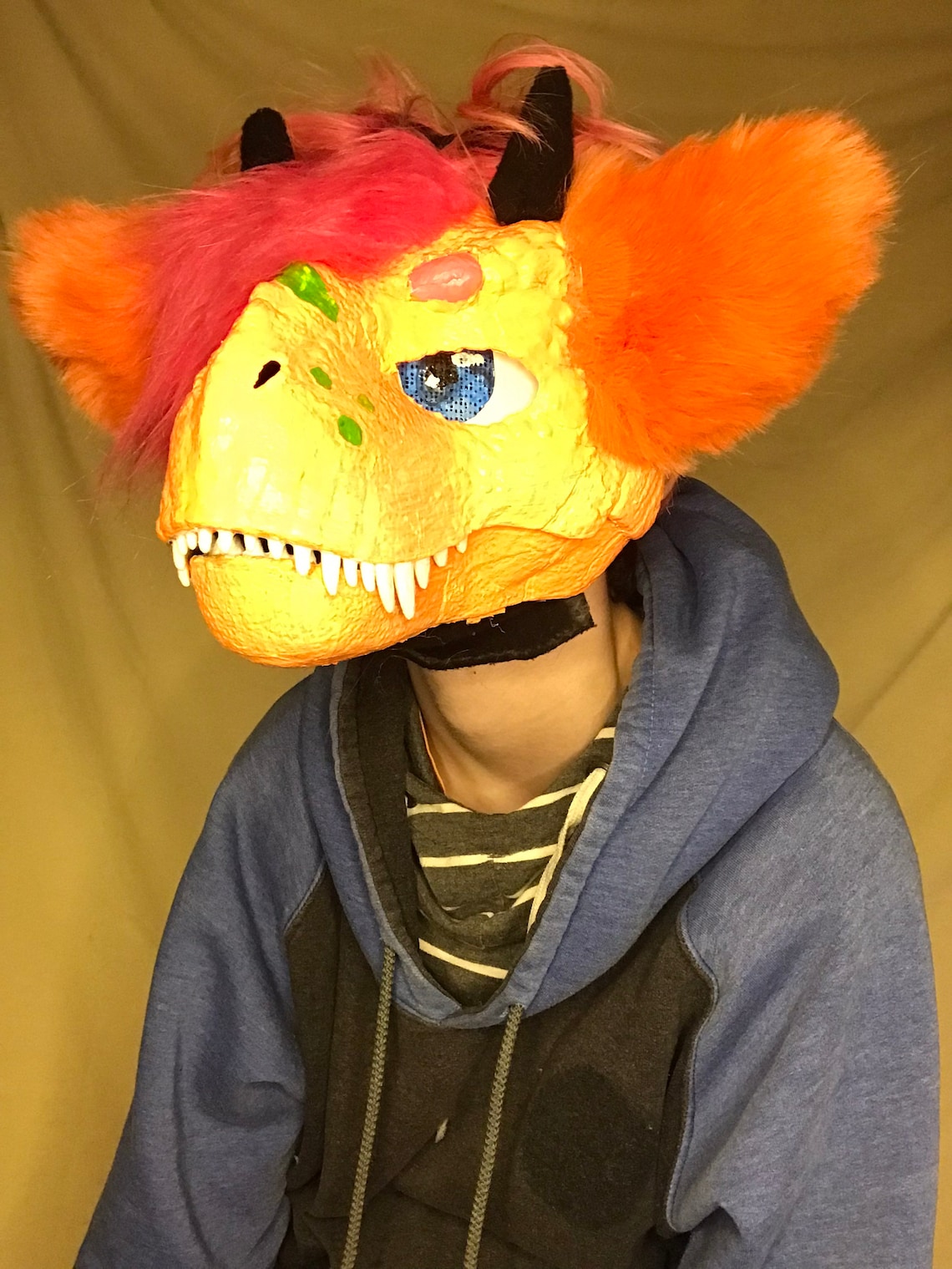 Dino Mask Furry Art