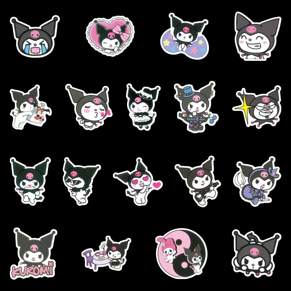 Kuromi Stickers Printable