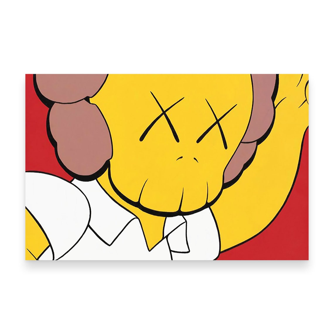 Homer Kaws Art Print Kaws Art Poster Kaws wall art | Etsy