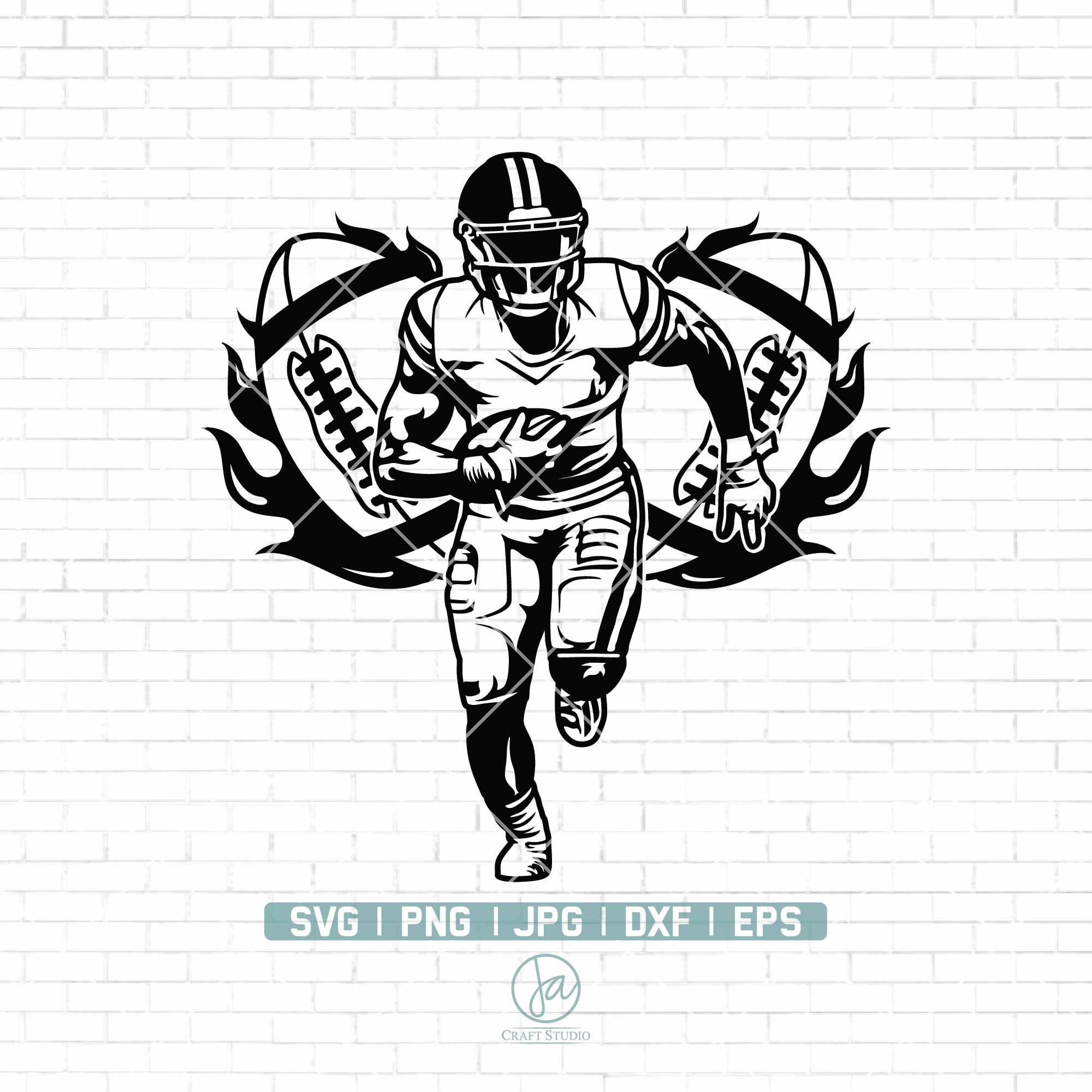 Football Player Svg - vrogue.co