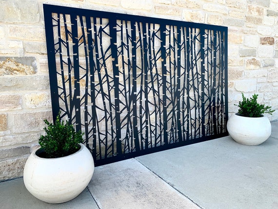 Privacy Panel Decorative Panel Privacy Screen Garden Decor - Etsy