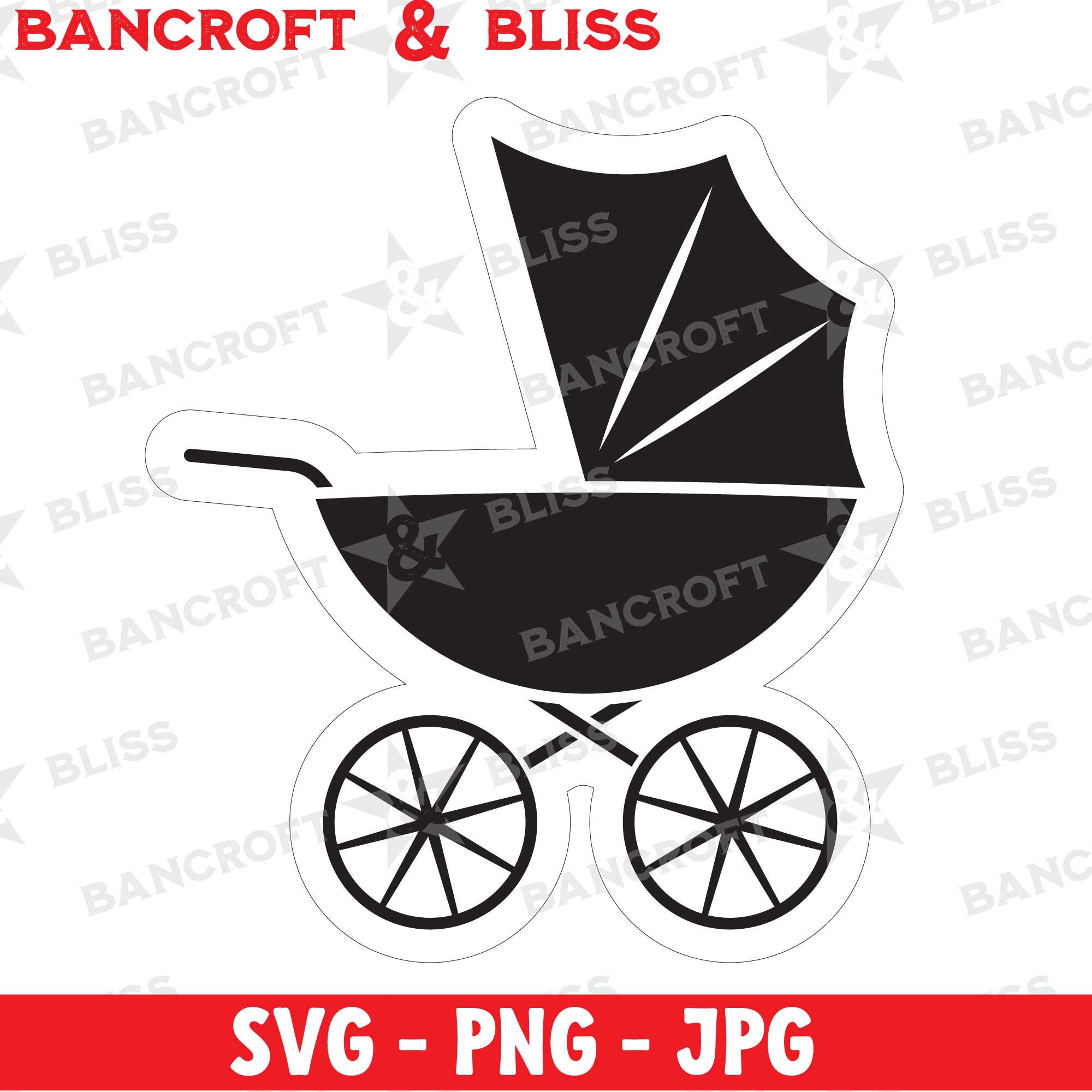 Baby Carriage Svg Pram Svg Stroller Svg Baby Svg Baby Carriage Png Pram ...