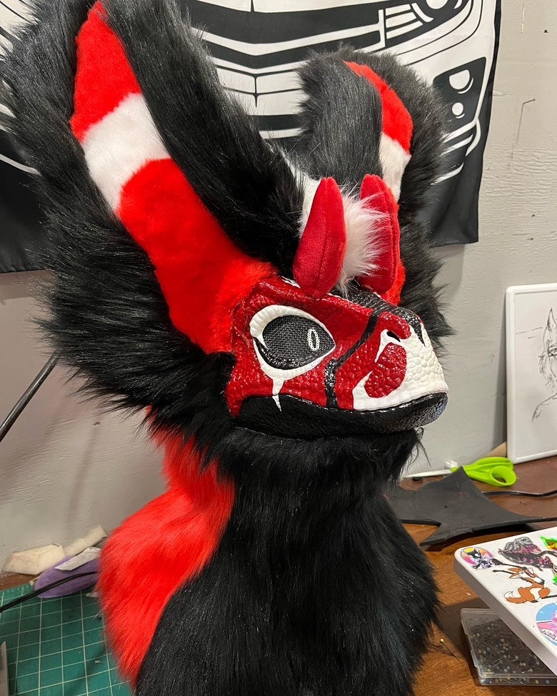 Fursuit Dino Mask Upgrade By Secondskinmaker -- Fur