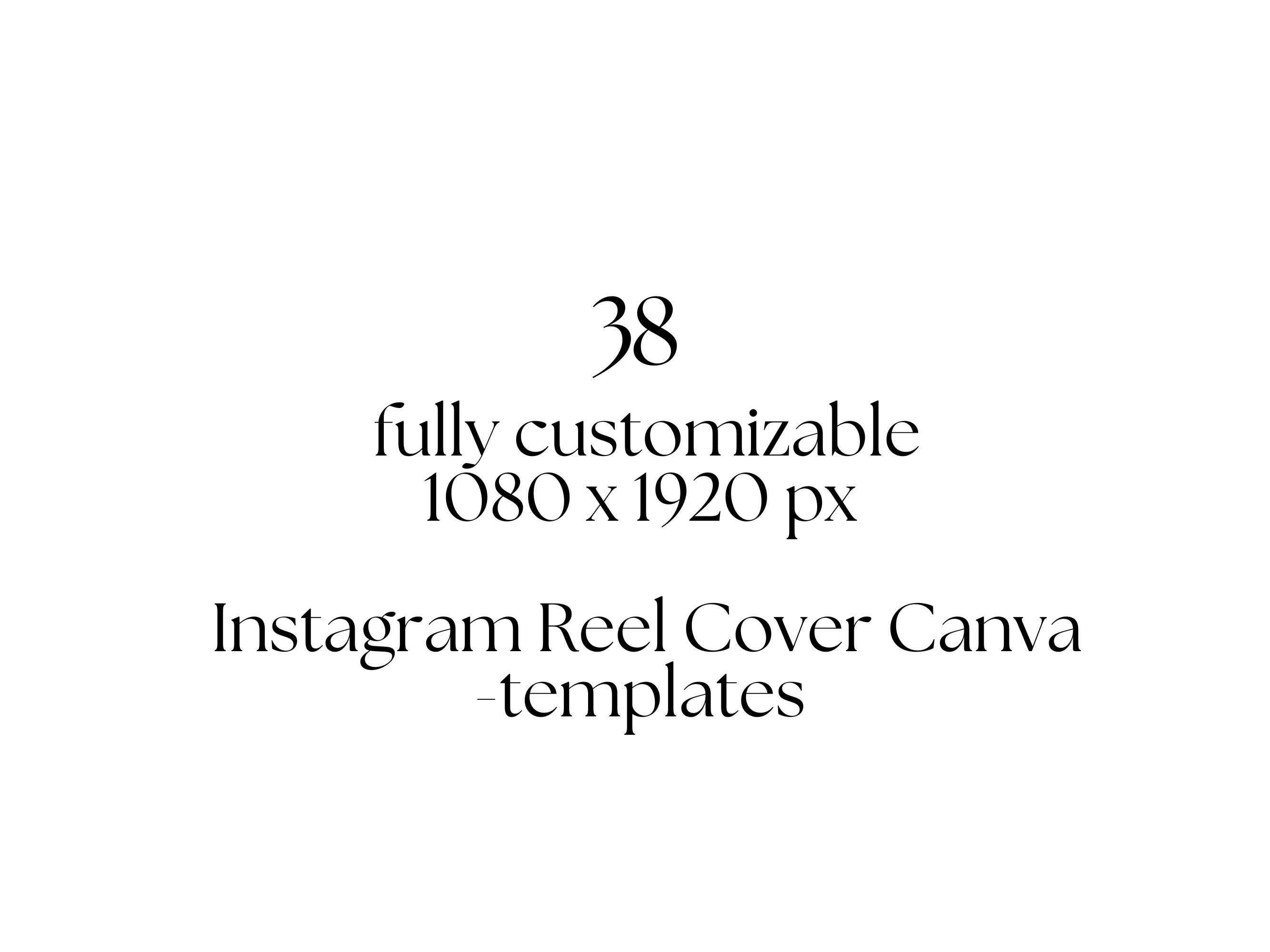 Instagram Reel Templates Minimal Pink Preset Reels Cover - Etsy