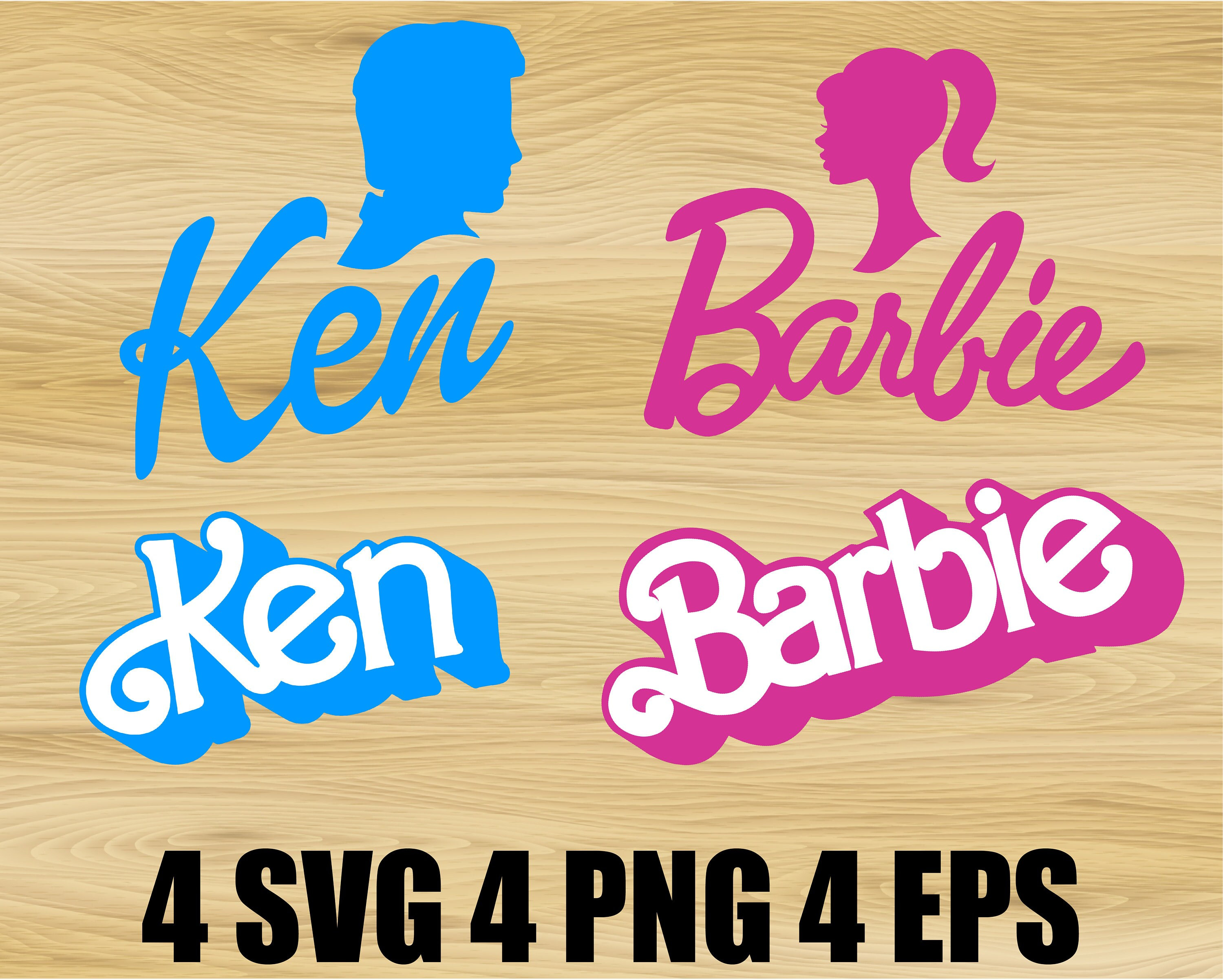 Bebé y Ken Svg Png Eps - Etsy España