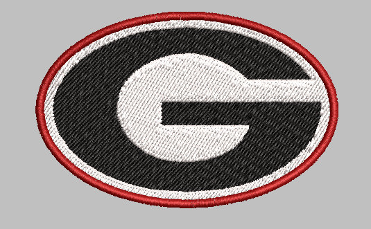 Georgia Bulldog Logo Embroidery File - Etsy