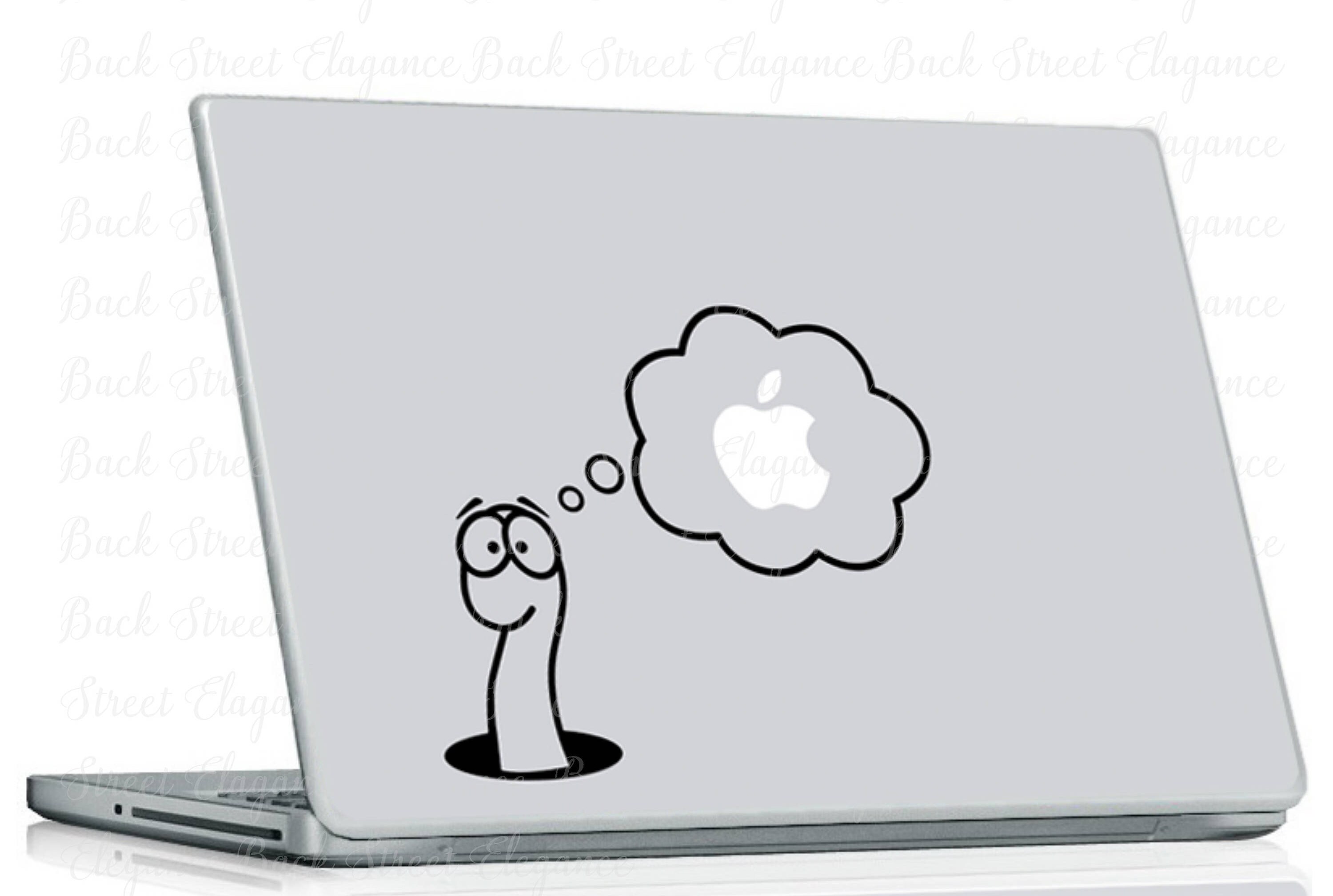 Worm Bubble SVG Apple Chromebook Laptop Ipad Iphone Vinyl - Etsy