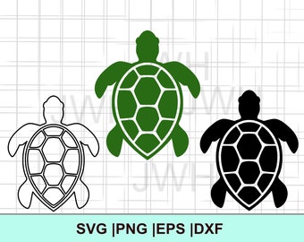 Peeking Turtle Clipart Instant Digital Download SVG EPS PNG - Etsy