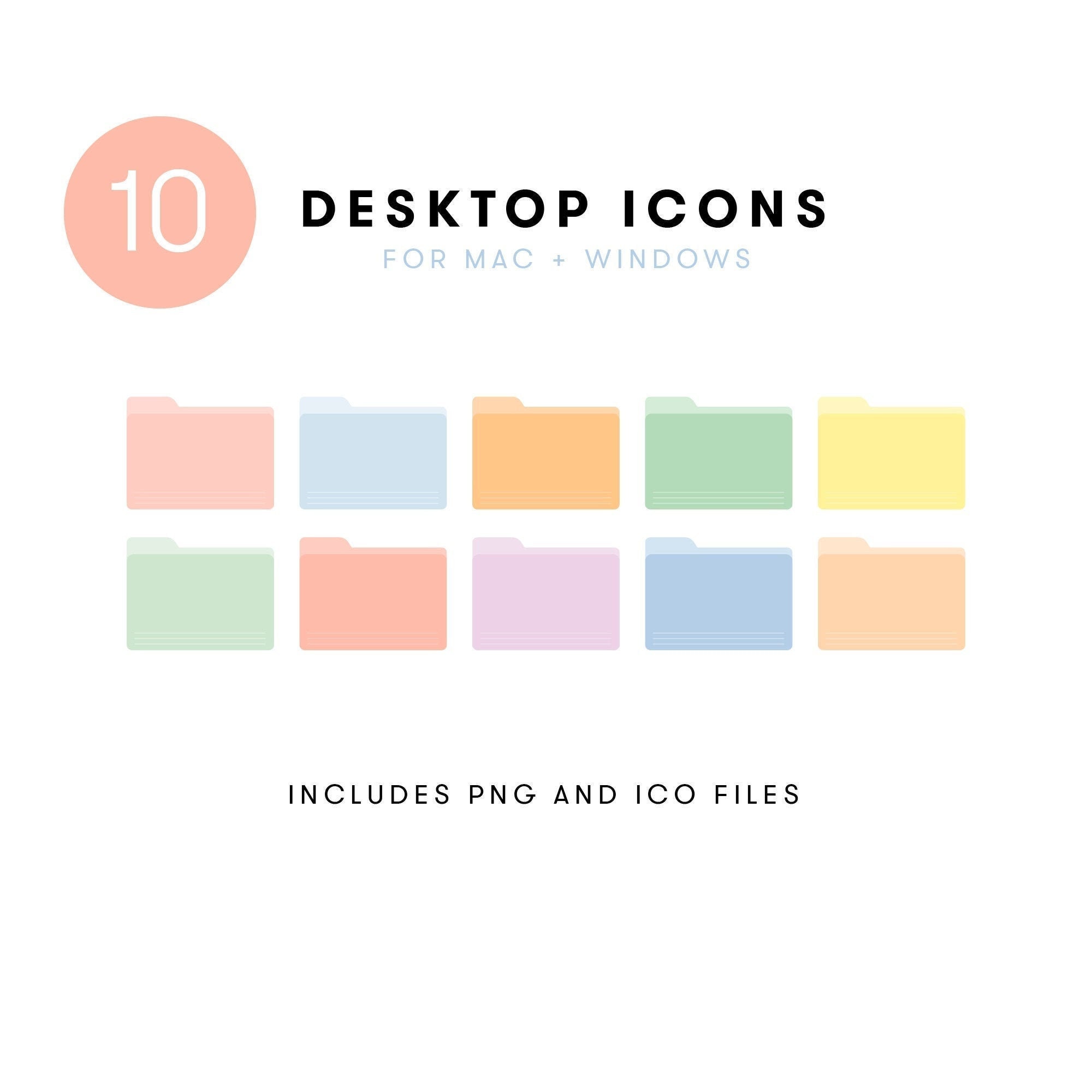 167 Aesthetic Desktop Folder Icons | tunersread.com