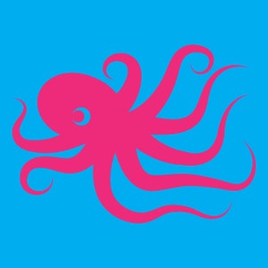 Octopus Digital Vector Cut Download Svg Png - Etsy