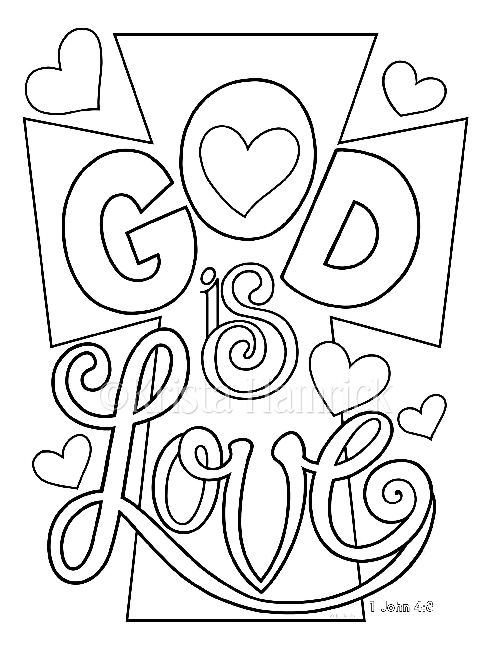 26+ God Loves You Coloring Pages - WikiYasein