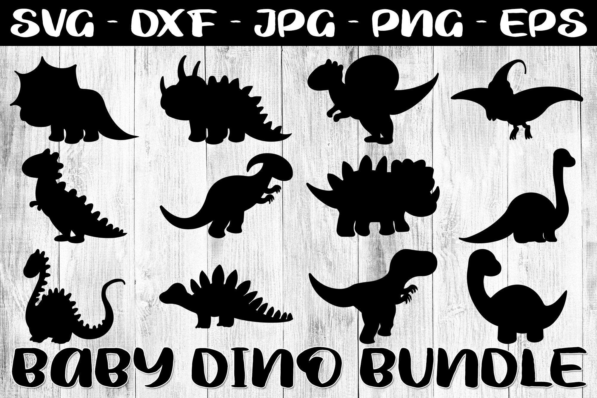 Download Baby Dinosaur Svg Cute Baby Dino Silhouette 1115371 Cut Files Design Bundles