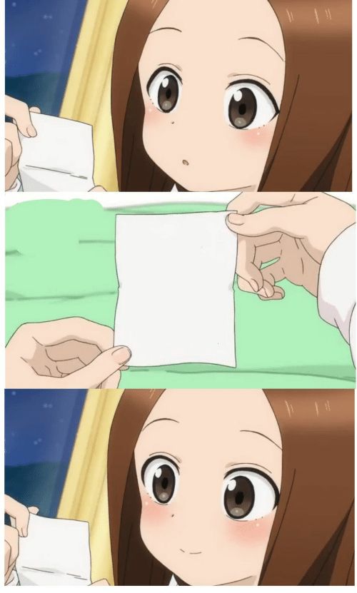 Anime Girl Smile Blank Template Imgflip