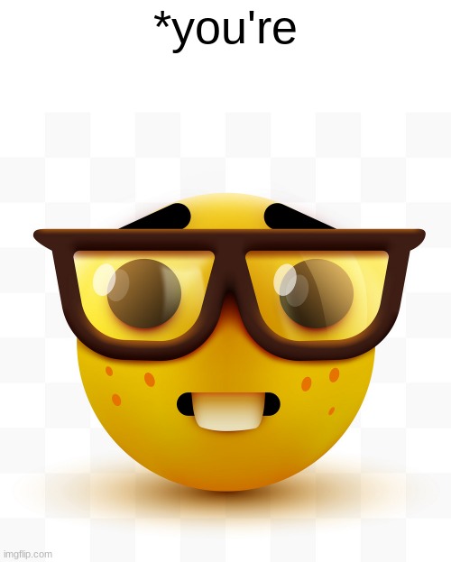 Nerd emoji - Imgflip