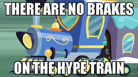 THERE ARE NO BRAKES ON THEHYRETRAIN