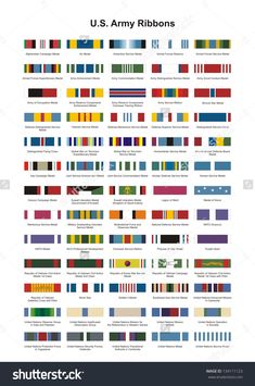 14 Best army ribbons images | Army ribbons, Us military, Us army