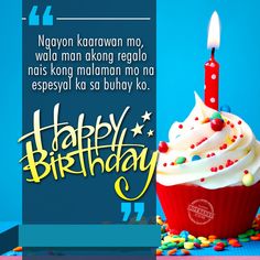 Tagalog Birthday Wishes | Birthday greetings for women, Birthday wishes ...