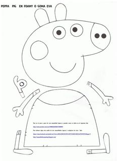 Your Child Can Cut Out And Colour In This Peppa Pig Face Mask Template F8F