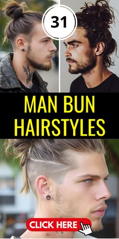 Exploring 34 Men Top Knot Hairstyle Ideas: From Elegant Wedding Looks ...