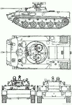 M48 Patton Blueprint - Download free blueprint for 3D modeling ...