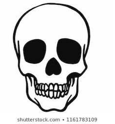 Learn How to Draw Skull Easy (Skulls) Step by Step : Drawing Tutorials ...