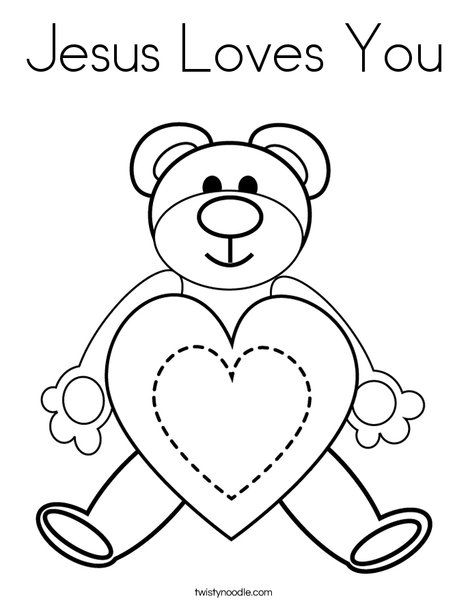 10 Best Jesus Loves You Coloring Pages