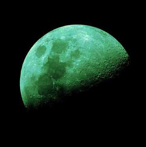 Green Moon (With images) | Green moon, Blue moon, Moon