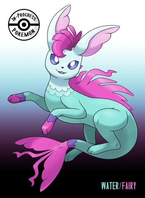 Dual-Type Eeveelutions - Sireneon by InProgressPokemon | Pokemon ...