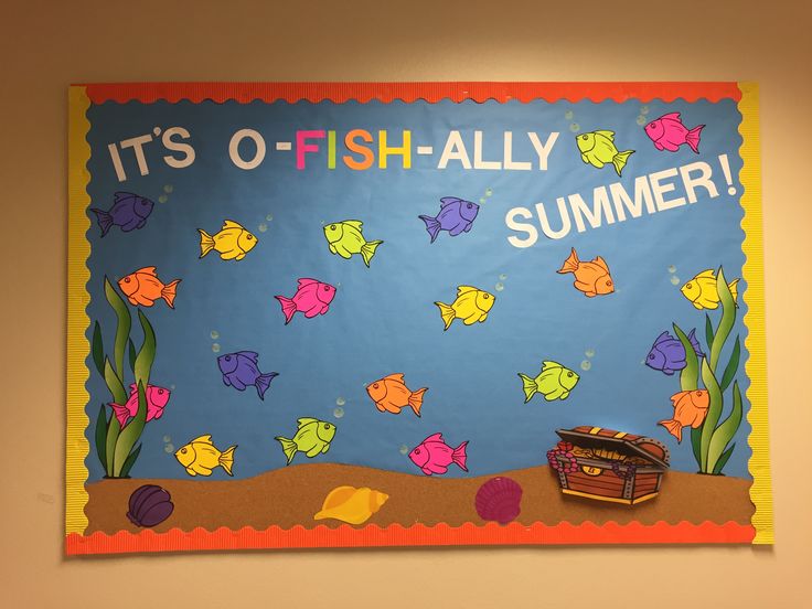 Ofishally summer | O fish ally, O fish, Bulletin boards