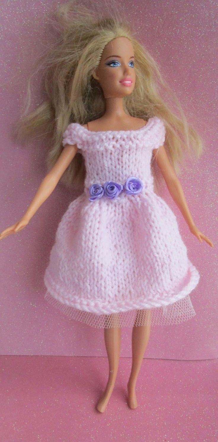 Taffy Lass Knits: Let's Rock Doll Dress | Knitting dolls clothes ...