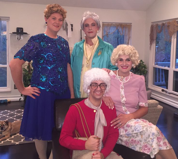 Golden Girls! Halloween 2016! Four make golden girls Halloween costume ...