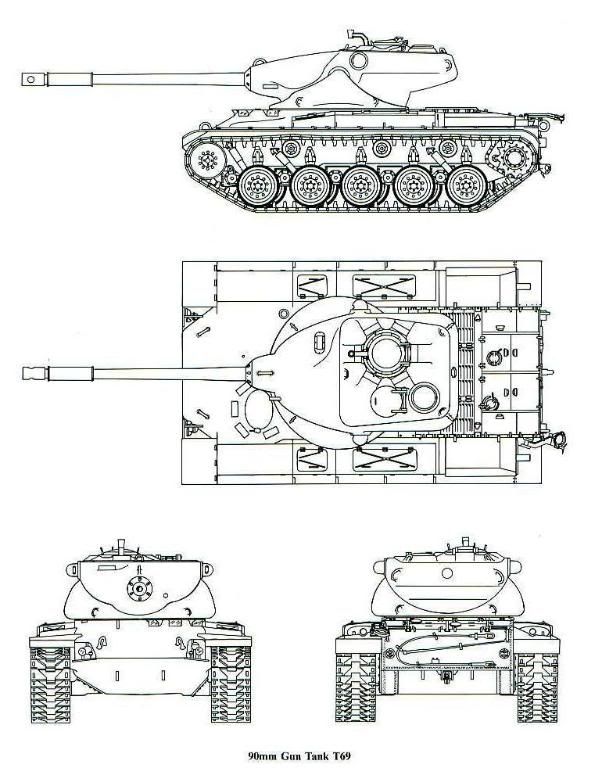 Pershing and Patton Family of MBT (M26, M46, M47, M48, M60, and M103 ...