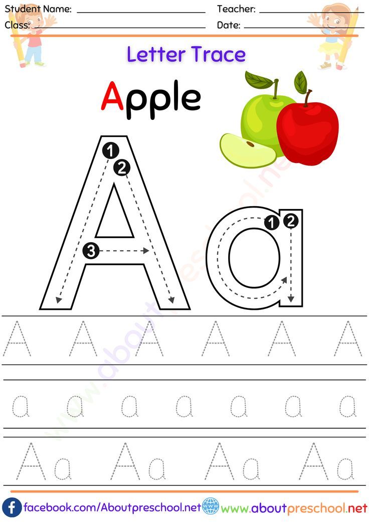 Letter A Tracing Worksheet PDF | Tracing worksheets, Alphabet ...