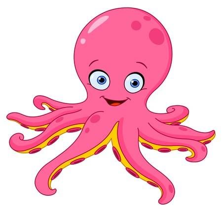 Cute octopus | Cute octopus, Octopus drawing, Illustration art