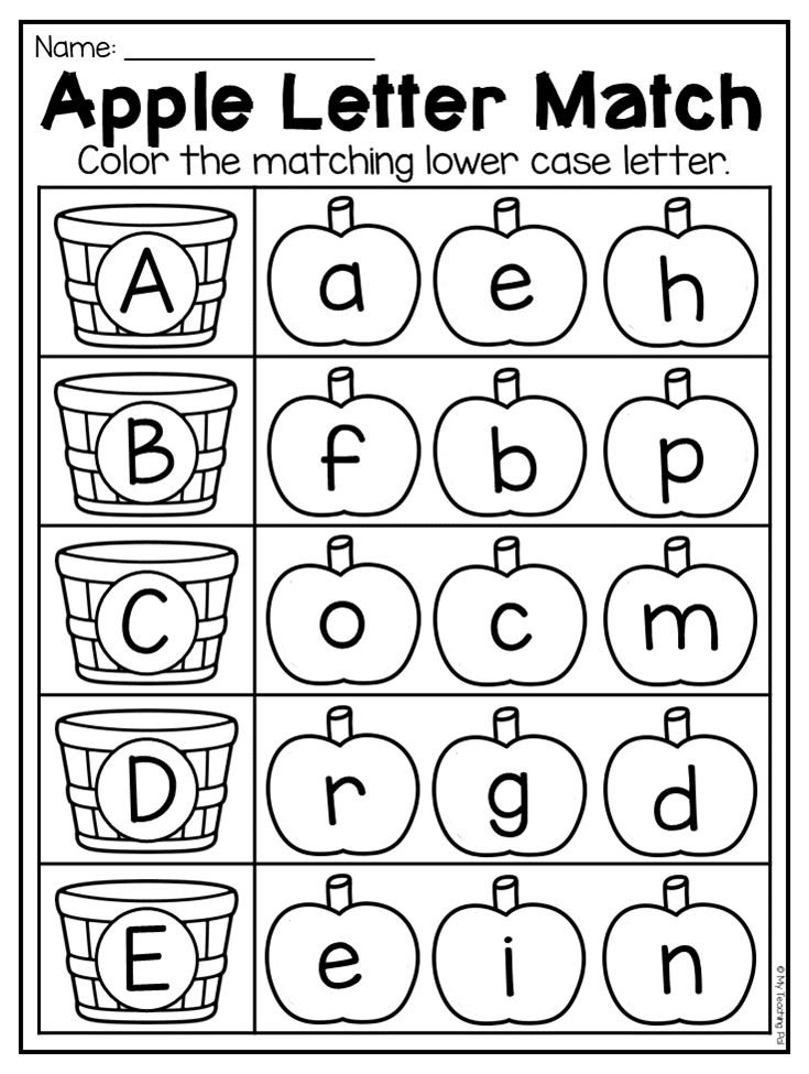 Preschool Letter Activities Printable