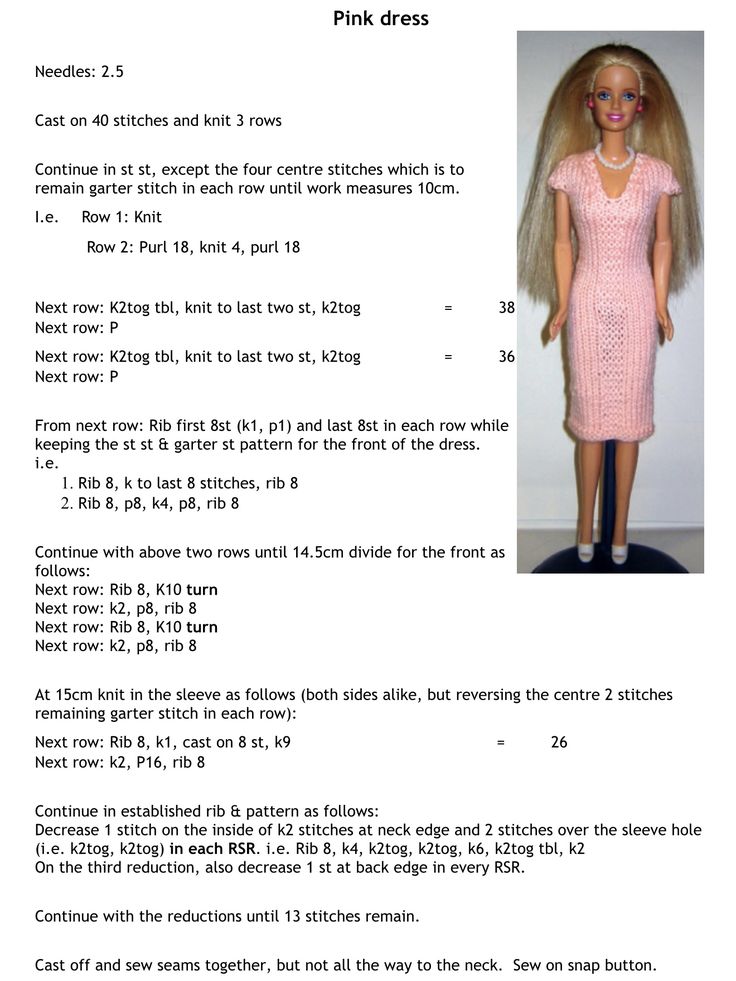 Pin by Barbara Fox on Barbie Clothes | Barbie clothes patterns, Barbie ...