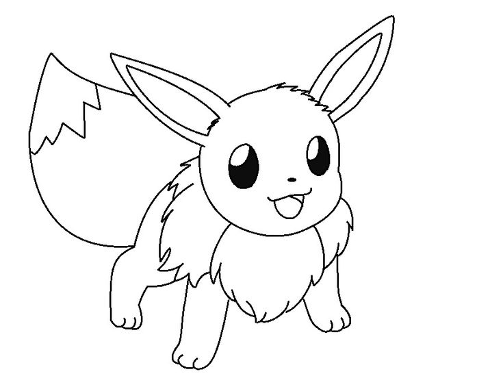 13 Pokemon Para Colorear Eevee | Cartoon coloring pages, Pokemon ...