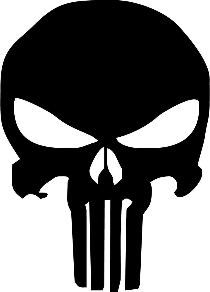 Punisher Skull Vinyl Car Window Laptop Decal Sticker | eBay in 2021 ...