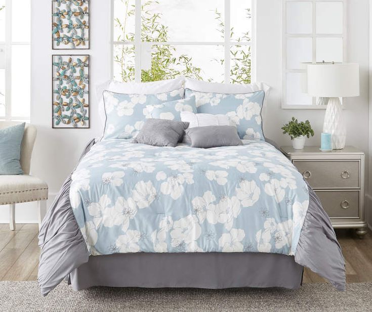 Aprima Aprima Palisades Blue, White & Gray 8-Piece Comforter Sets - Big ...