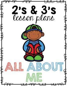 Two & Three's ALL ABOUT ME Lesson Plans | Lesson plans for toddlers ...