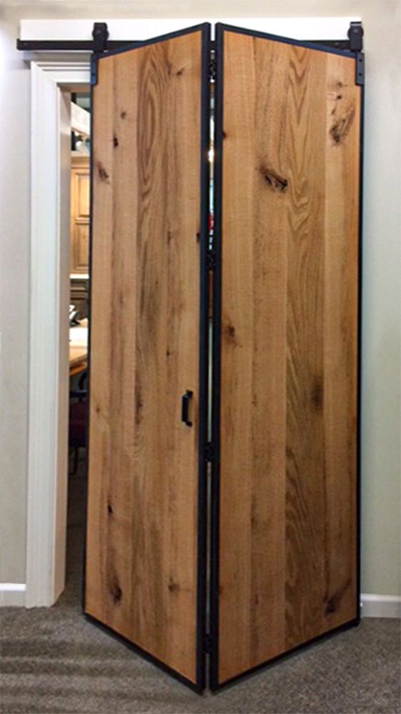 A barn door that slides and folds. | Door design interior, Barn door ...