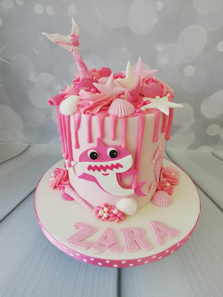 Baby Shark Girl Cake