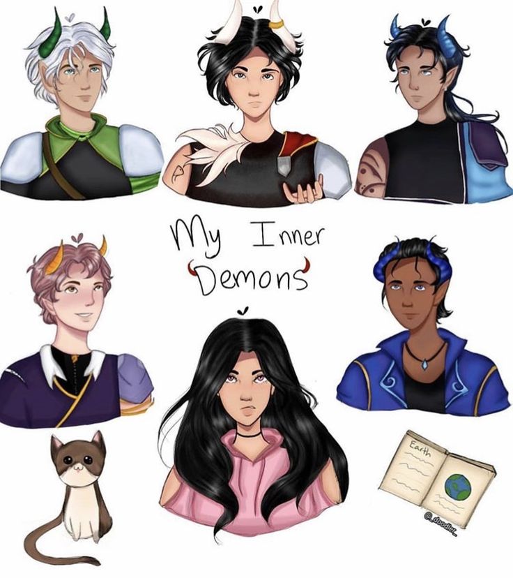 My inner demons fanart | Aphmau, Aphmau characters, Aphmau fan art