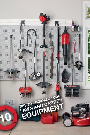 10 Tips to Organize Your Lawn and Garden Equipment from 